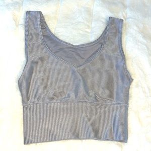 Cute purple crop top